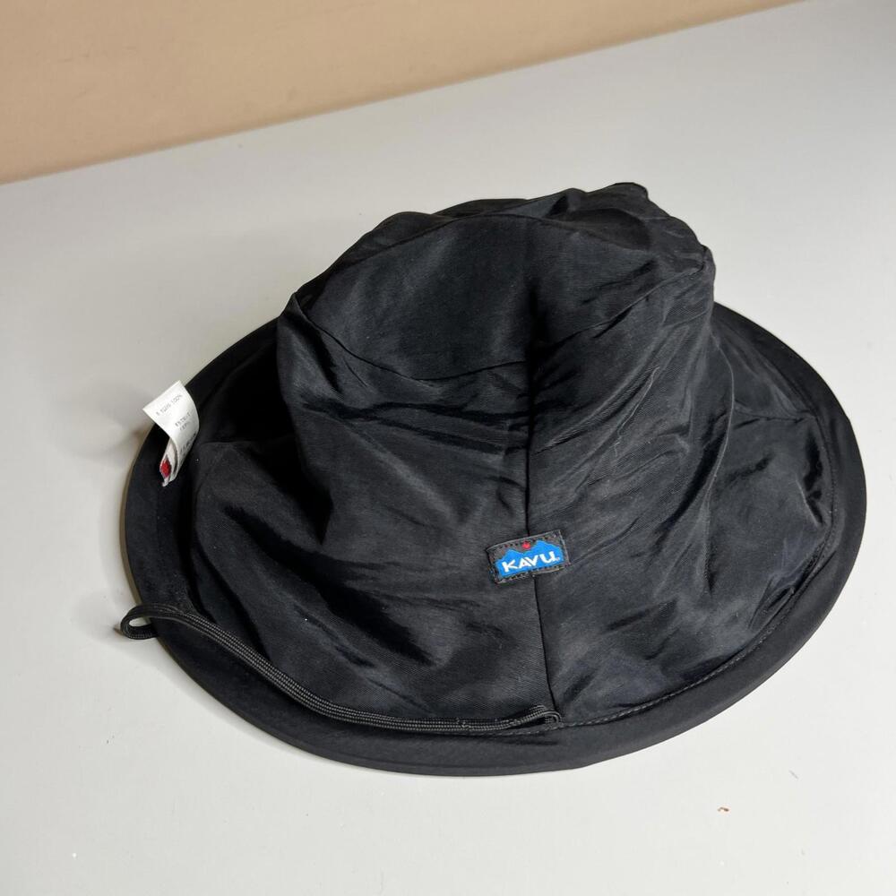 KAVU Bucket Hat Mens One Size Blue‎ Black Hawaiian Reversible Adjustable USA